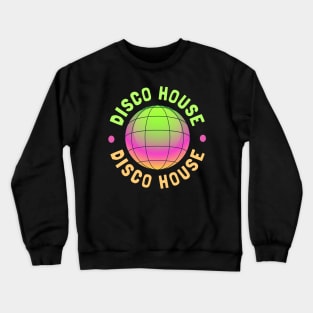 DISCO HOUSE - Limey Disco Balls Crewneck Sweatshirt